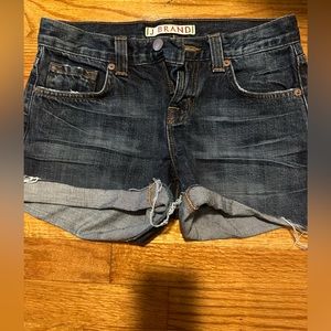 Jean shorts. Size 24. Brand jbrand.